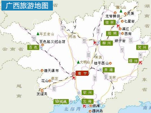 桂林旅游地圖